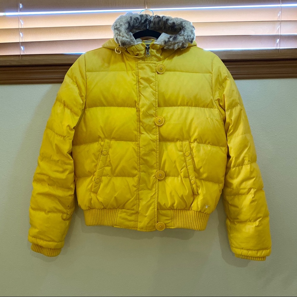 Yellow Puffer Jacket - Picture 2 of 6